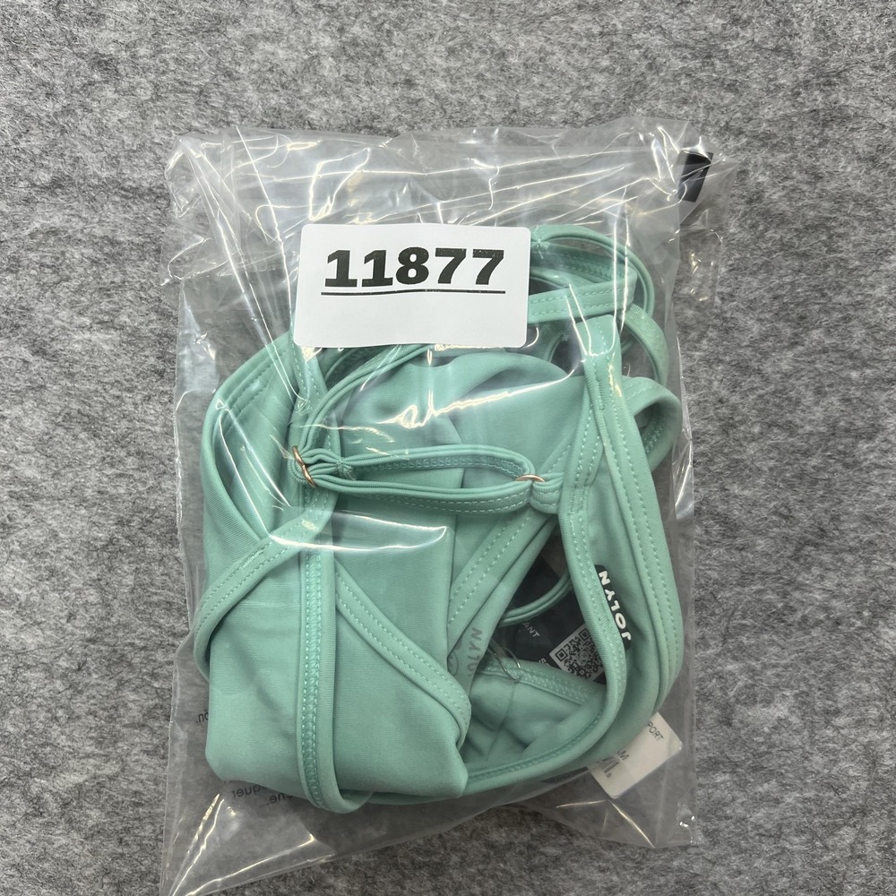 Jolyn Swim Top Womens M Green Hikari Newport Bralette Bikini Surf UPF 50+ - Picture 11 of 11